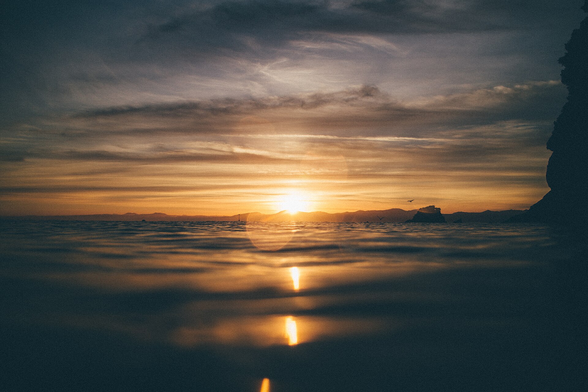 Sunrise at Kaiteriteri, Nelson Tasman, New Zealand